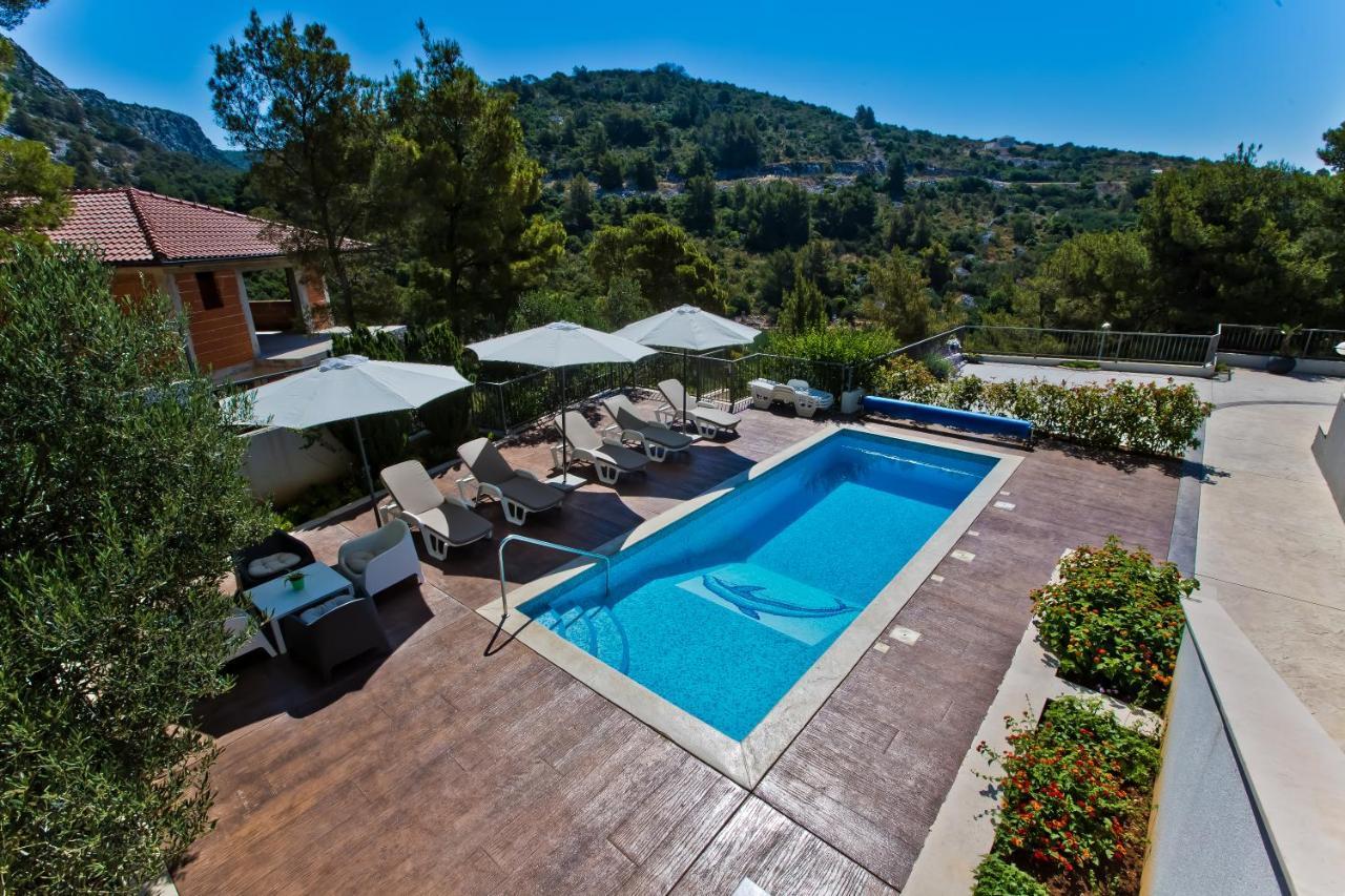 Island Hvar Seaside Villa Levanda With Beach, Pool & Seaview Hvar Town Dış mekan fotoğraf